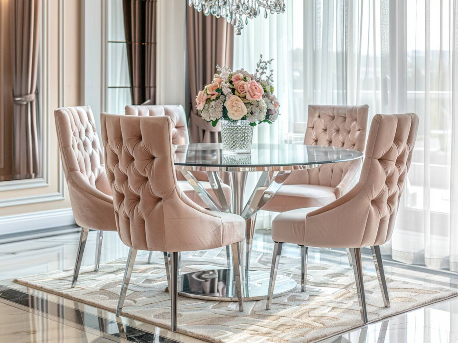 Jak wybrać krzesła do jadalni w stylu glamour