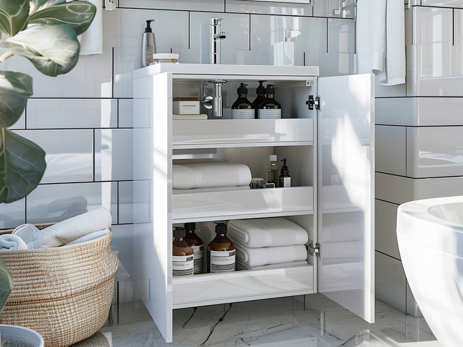 Jakie materiały najlepiej sprawdzają się w meblach do małych łazienek?