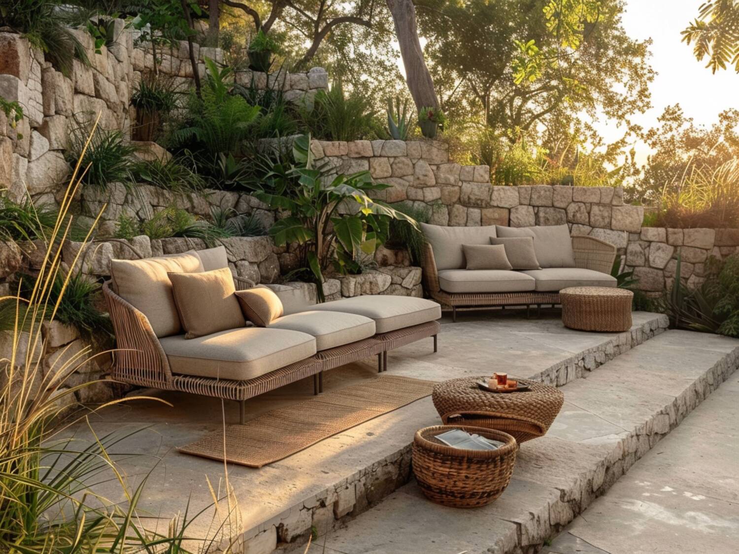 Jakie meble ogrodowe sprawdzą się najlepiej w ogrodach o nierównym terenie?