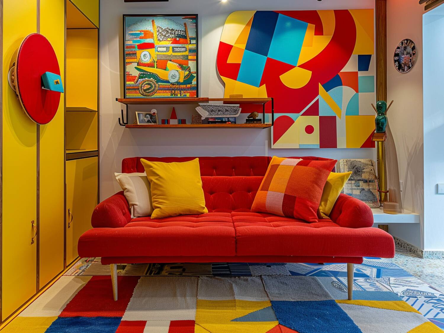 Jak urządzić przestrzeń w stylu retro w mikroapartamencie