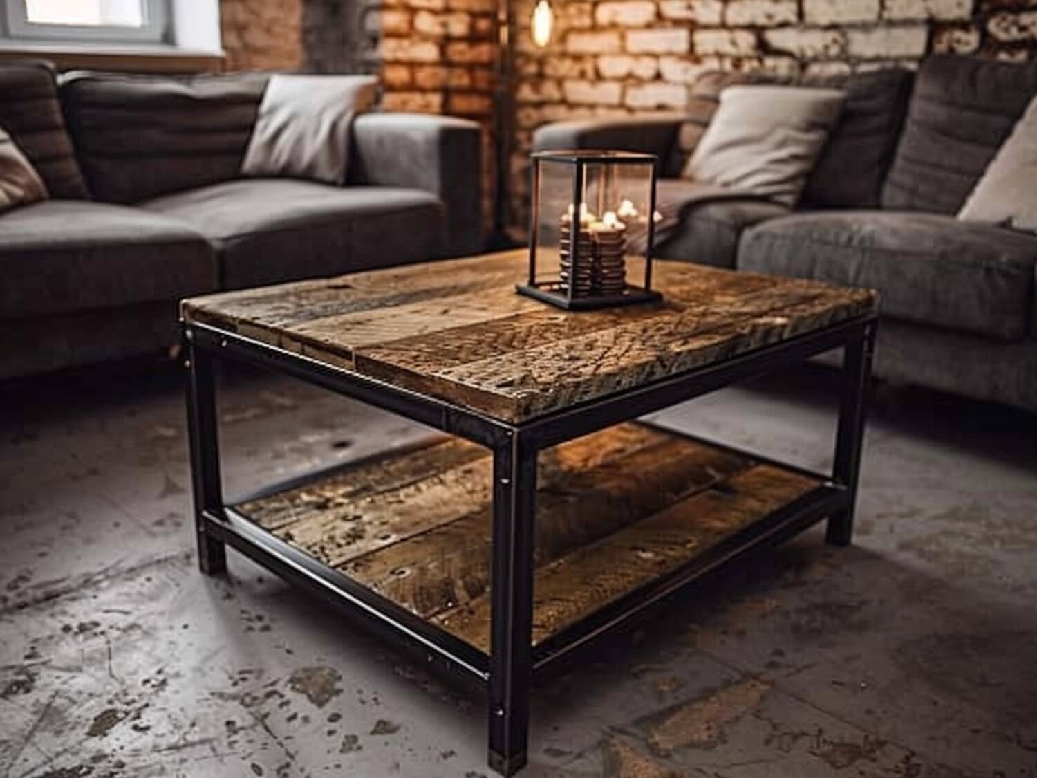 10 inspiracji na meble industrialne do małych mieszkań