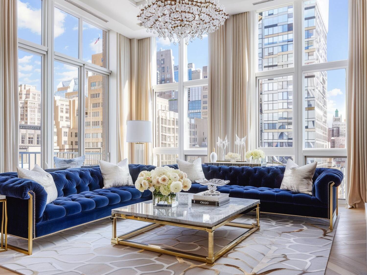 Poradnik: Jak urządzić przestrzeń glamour z elementami modern classic?