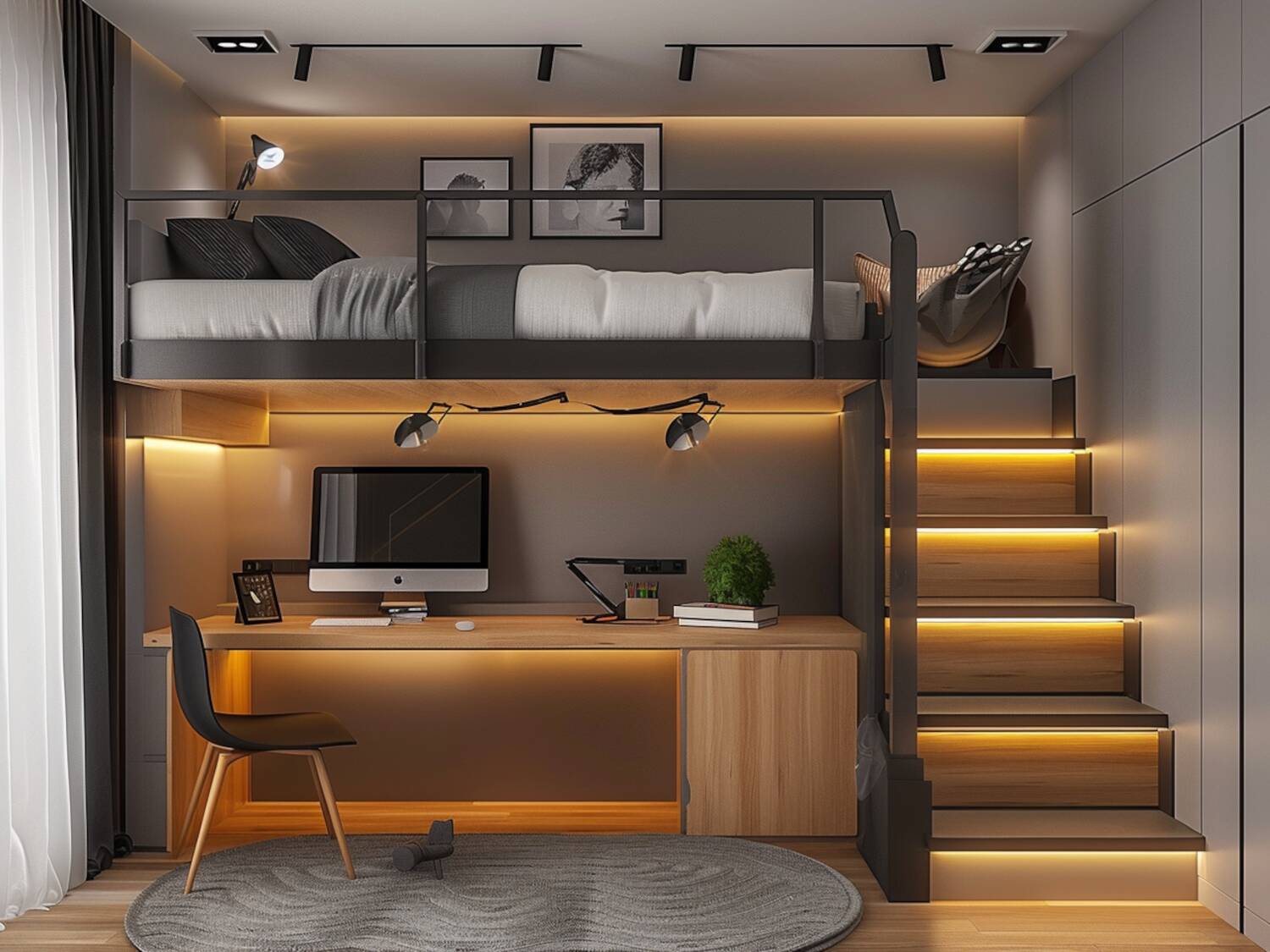 Ranking: Najlepsze łóżka z wbudowanymi biurkami na 2025 rok.