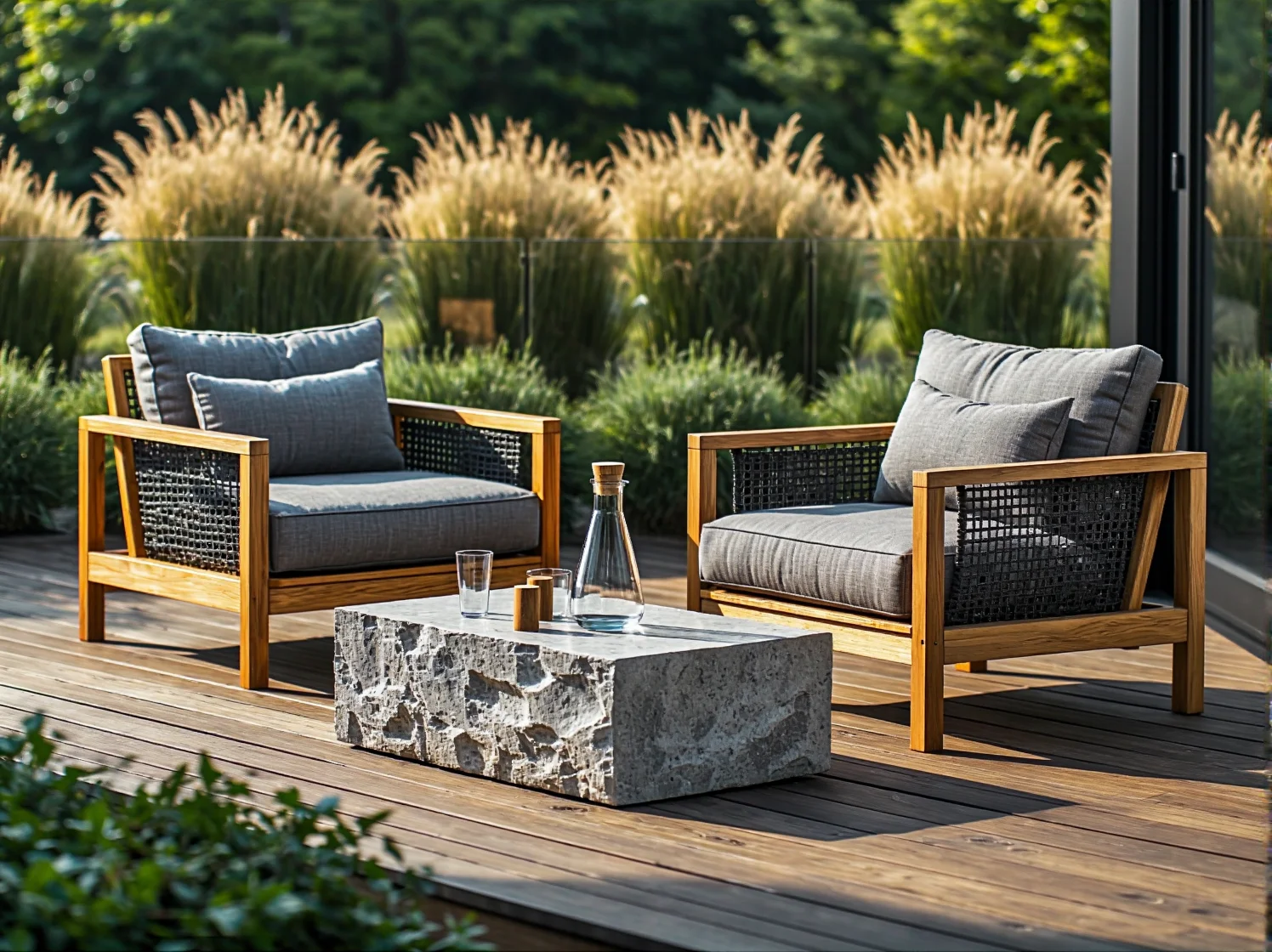 Aluminiowe meble wypoczynkowe odporne na warunki pogodowe