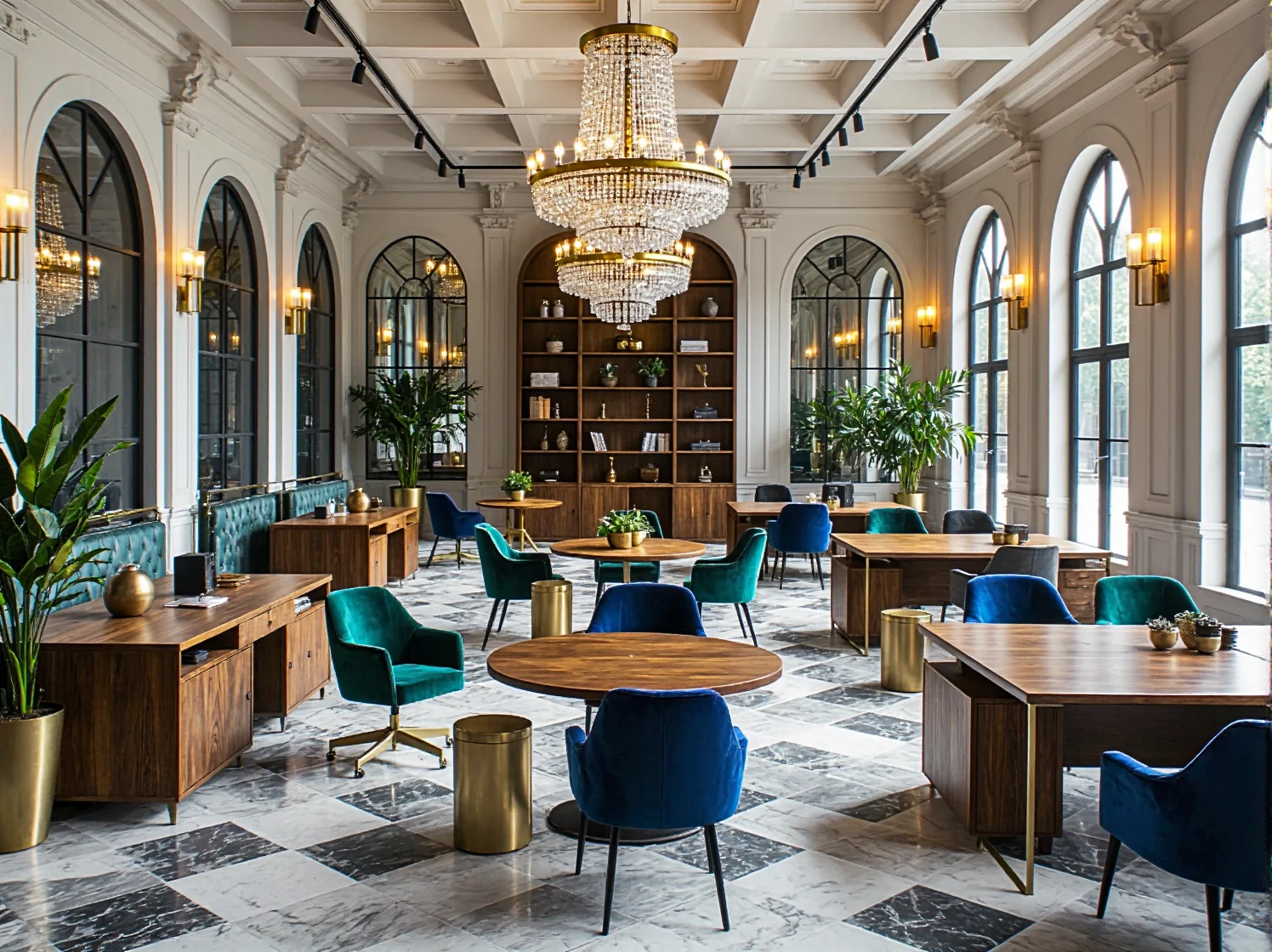 Jak urządzić przestrzeń coworkingową w stylu glamour?