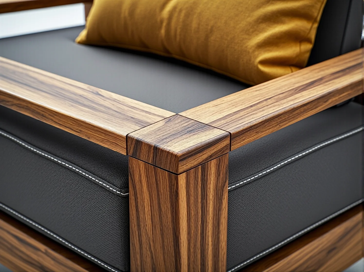 Ekskluzywny stół z drewna tekowego w nowoczesnym ogrodzie