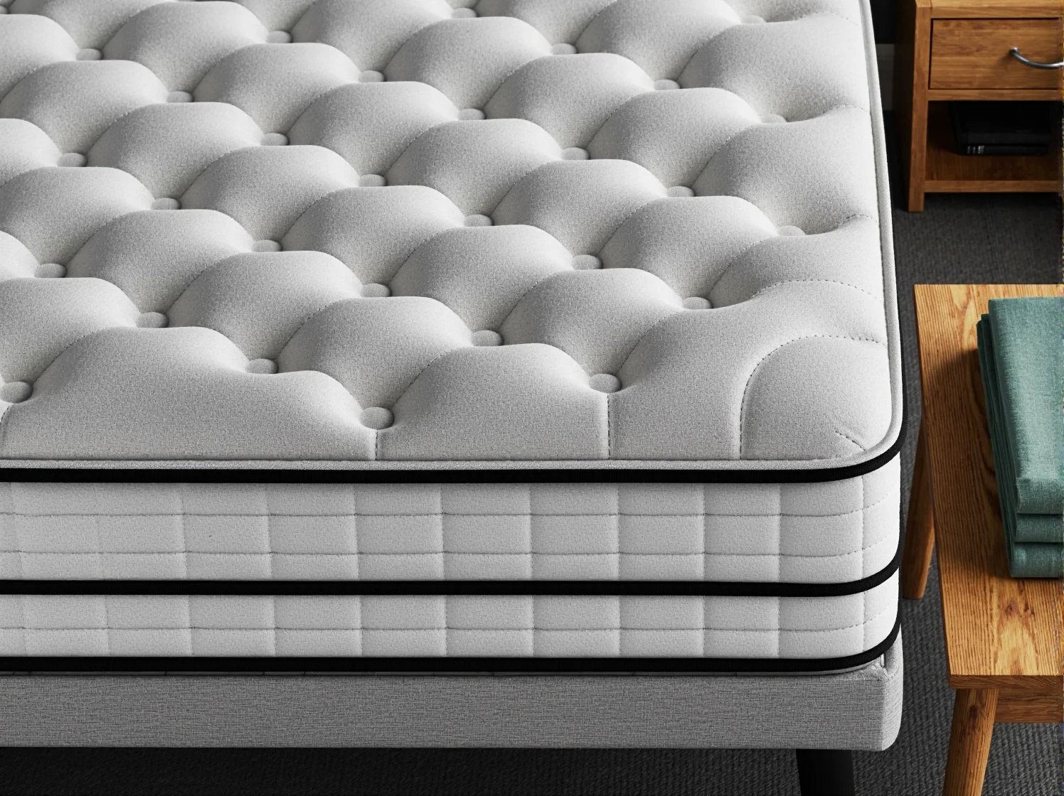 Fizjoterapeuta doradzający wybór materaca do spania