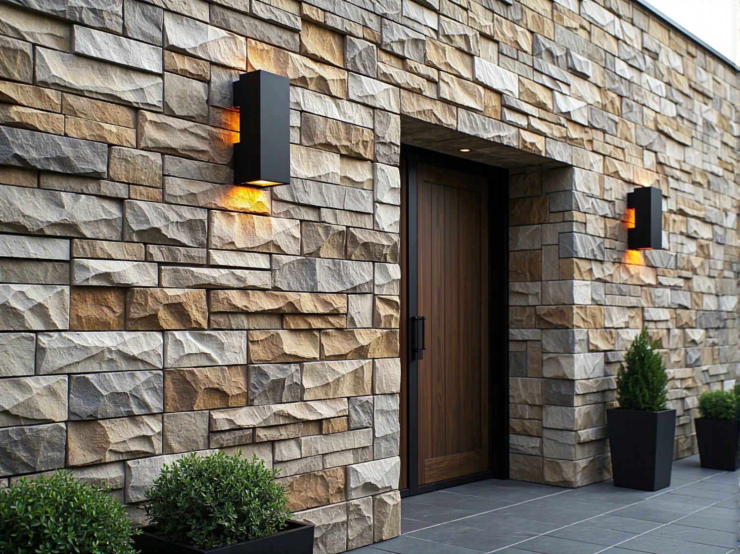 Jakie lampy elewacyjne najlepiej oświetlą detale fasad z kamienia naturalnego?