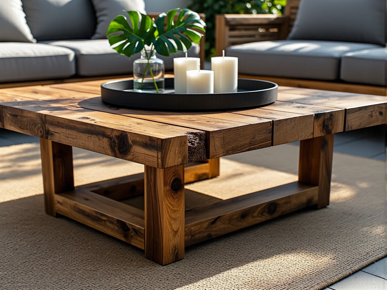 Luksusowa jadalnia na świeżym powietrzu dla całej rodziny