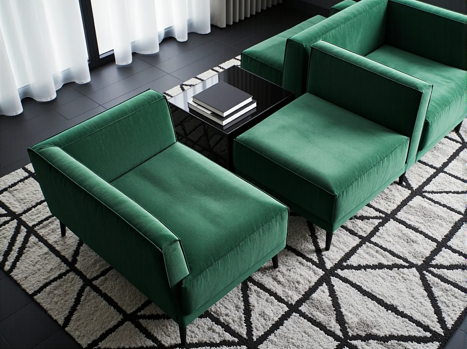 Mały narożnik modułowy dopasowany do wąskiego pokoju dziennego