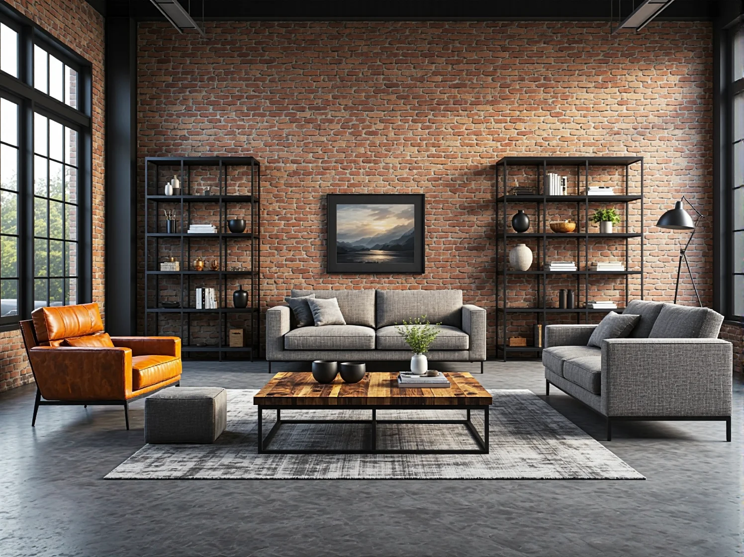 Nowoczesna sofa trzyosobowa szara z poduszkami dekoracyjnymi