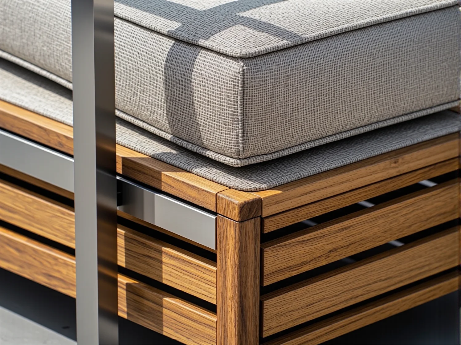 Modułowy narożnik ogrodowy klasy premium z baldachimem