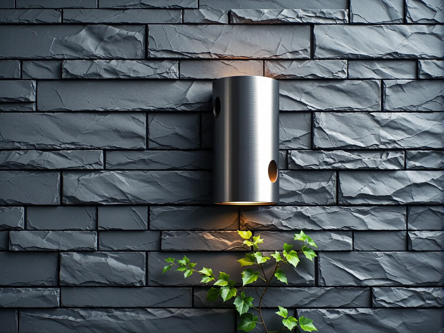 Kinkiety zewnętrzne o ciepłej barwie światła, idealne do oświetlenia detali fasady z piaskowca.