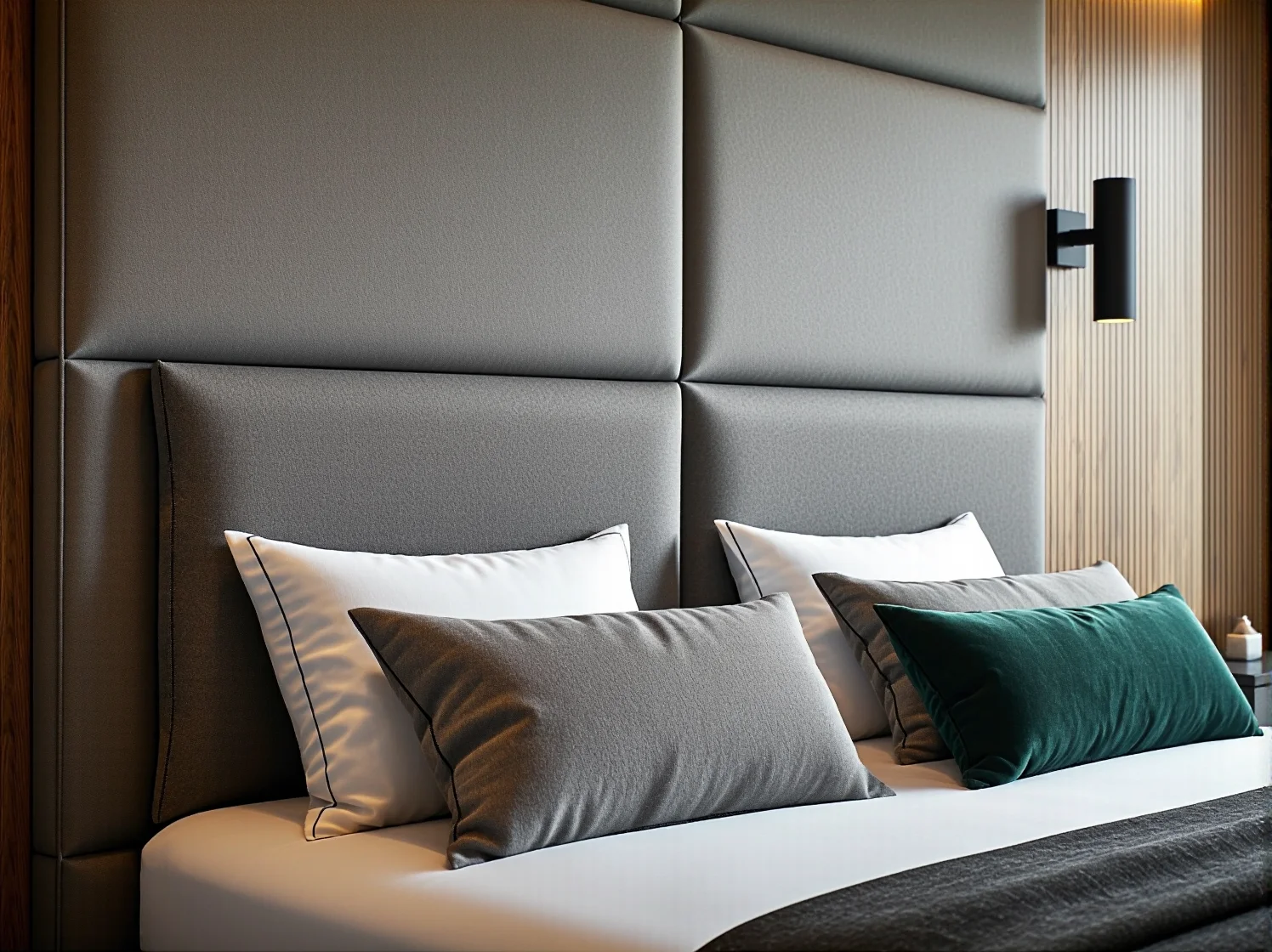 Podwójne łóżko kontynentalne w pięciogwiazdkowym hotelu