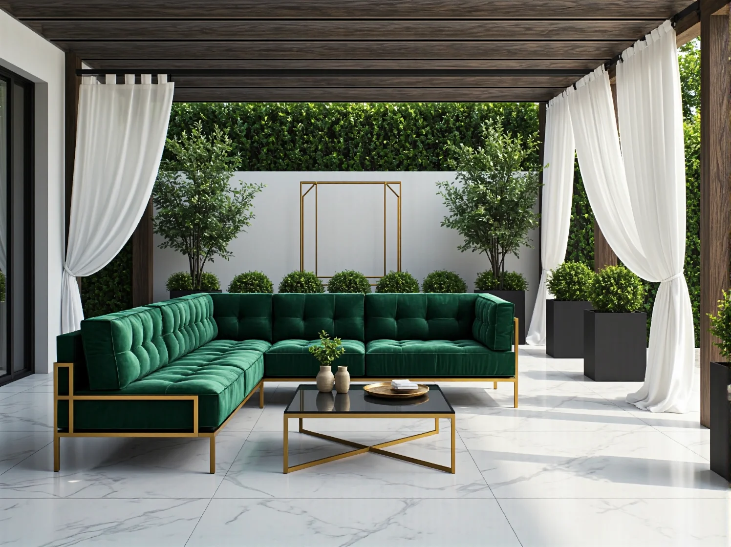 Poradnik: Jak urządzić przestrzeń outdoorową w stylu glamour z eleganckimi akcentami?